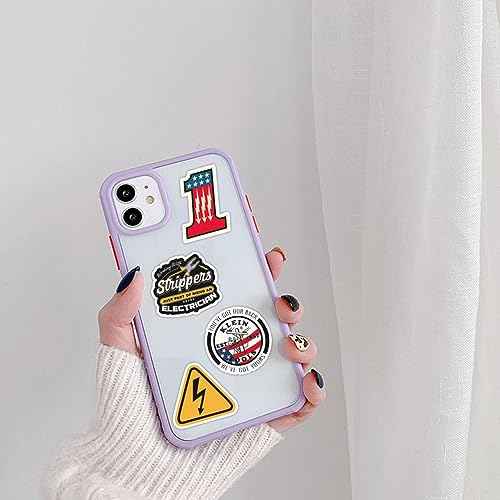 Electrician Stickers for Hard Hats,50pcs Hard Hat Stickers Funny Cool Trendy Electrician Waterproof Vinyl Decals for Helmet Toolbox Water Bottle Electrical Equipment Bumper