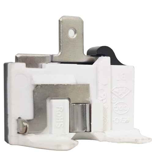 2 Pack QP2-4.7 QP2-4R7 4.7 Ohm Refrigerator 3 Pin PTC Start/Starter Relay Refrigerator Overload Protector fits Whirlpool Frgidaire Kenmore and Most Mini Fridges and Coolers
