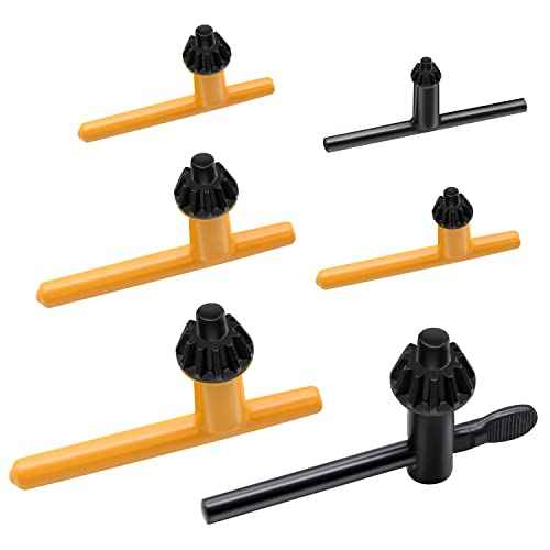 Drill Chuck Key Wrench, 6 Sizes Drill Press Clamping Wrench Chuck Press Wrench Key