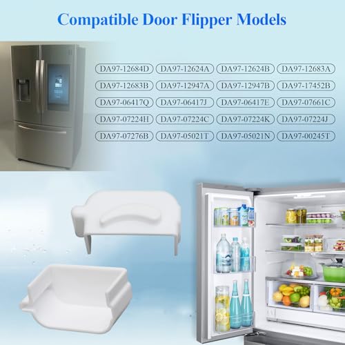 Refrigerator Mullion Door Flipper Repair Topper for Samsung – 1 Pc WFCYX