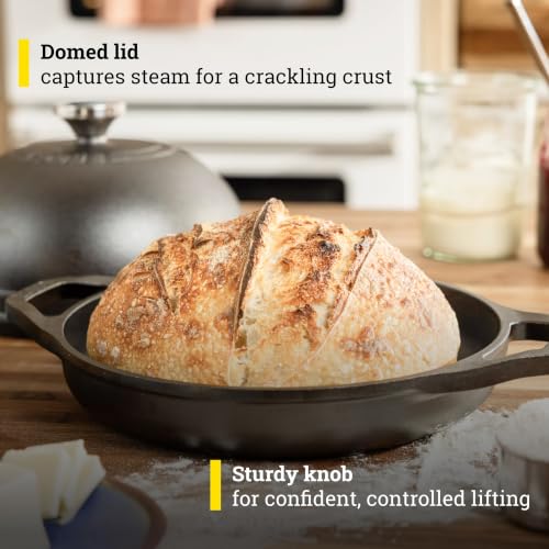 Lodge Chef Collection 9.5-Inch Cast Iron Bread Oven