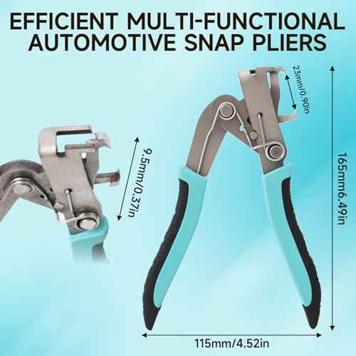 Car Clip Pliers and Disassembly Tools, Efficient Multi-Functional Automotive Snap Plier, Auto Plastic Clip Pliers, Easily Removes Plastic Fasteners, Clips, Buckles, Rivets