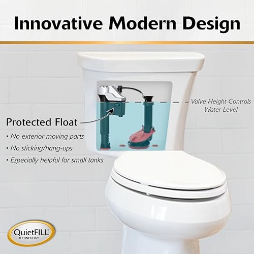 Korky 2-Inch Platinum Toilet Repair Kit - Complete Fix for Running & Noisy Toilets - 4010MP