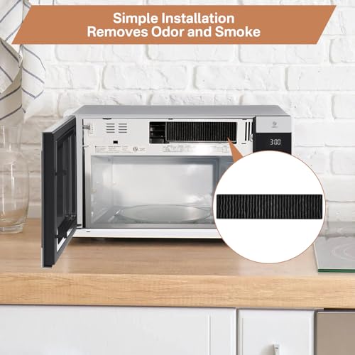 Showingo WB06X10807 Microwave Charcoal Filter Replacement for GE (Black, 1 Piece)