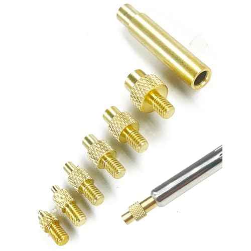 Heat Set Insert Tips Tool Sizes Include M2 M2.5 M3 M4 M5 M6 M8 3D Printed Plastic Nut Implantation Compatible for FX-888D Weller SP40NKUS and Yihua 939D Irons