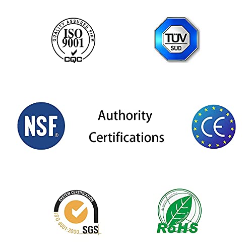 ESHIONG NSF Certified 1/4" O.D. Push to Connect Fittings for RO