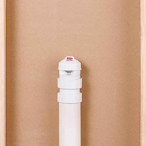 Oatey Sure-Vent 1-1/2 in.?2 in. 160 Branch, 24 Stack DFU Air Admittance Valve with White PVC Sch. 40 Adapter