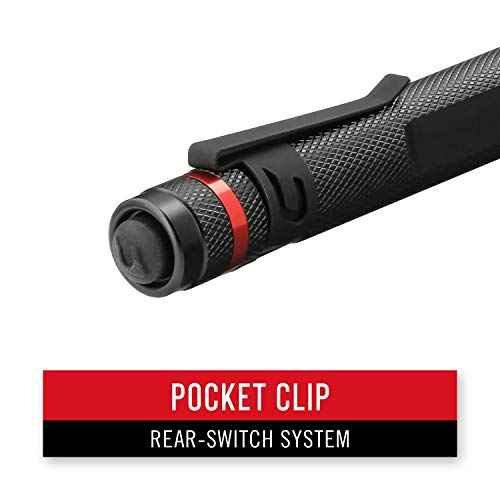 Coast G19 54 Lumen Inspection Beam LED Penlight with Adjustable Pocket Clip and Consistent Edge-To-Edge Brightness, Black