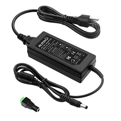 ALITOVE 24V 3A 72W Power Supply for LED Strip & CCTV - 7.5FT Version