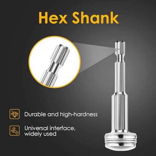 Cutting Wheel for Drill 1/4 Inch Hex Shank Rotary Drill Saw, 6Pcs HSS Saw Blades for Drills Rotary Tools