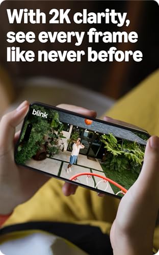 Blink Outdoor 2K+ Wireless Security Camera - Black Add-On Model, Enhanced Video & Audio