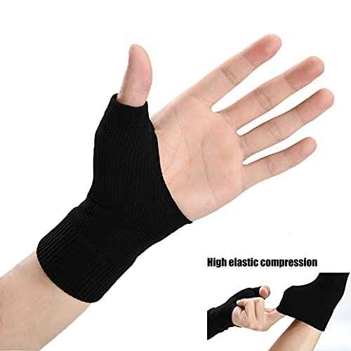 Thumb Wrist Support Braces,Breathable Thumb Compression Sleeves with Soft Gel Pads for Arthritis, Tendonitis, Comfortable Finger Splint for Relieve Hand Thumb Wrist Carpal Tunnel Joint Pain(1 Pair)