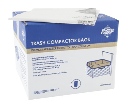 Wholesale 60-Pack 15-Inch 2.5 Mil Trash Compactor Bags – OEM Heavy-Duty, Leak-Proof