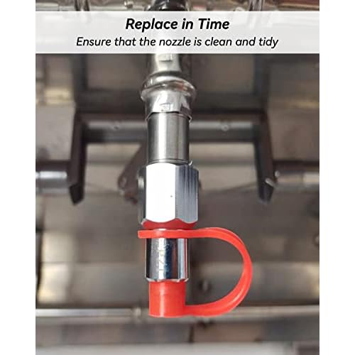 Rubber Blow Off Caps Fit for Ansul R102 Piranha Industrial Kitchen Fire Suppression Nozzles Suppression Vent A Hood Systems Grease Caps Kit, 20 Caps