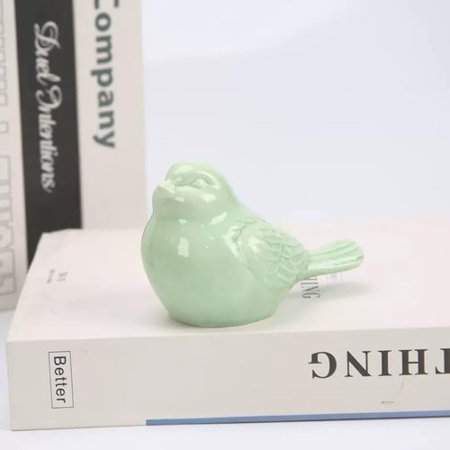 1PCS Green Toilet Bolt Caps Covers, Ceramic Lovely Bird Toilet Screw, Fun Animals Themed Gadgets for The Avoid Rusting Bolts