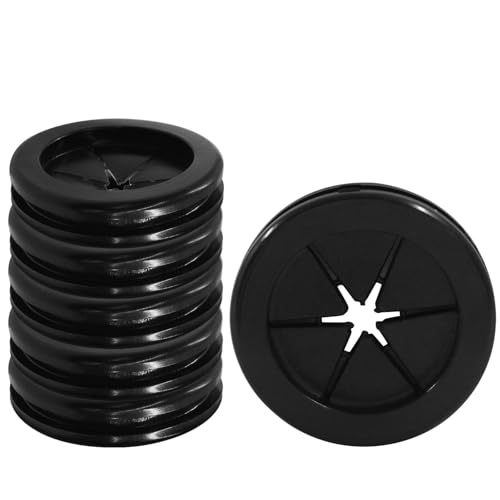1" ID 1 1/4" Drill Hole Rubber Grommets - Pack of 6 - Firewall, Cable Protection