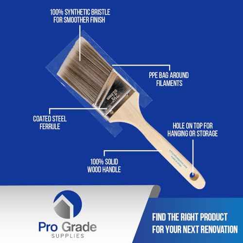 Pro Grade - Paint Brushes - 2Pk - Paint Brush Set