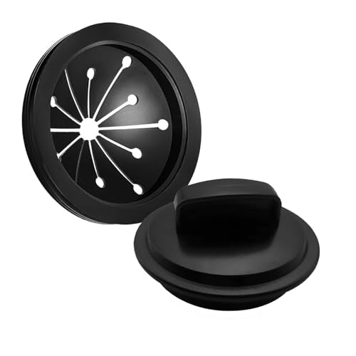 Dueecasebit 1+1 Pack 3-1/8 Inch Garbage Disposal Splash Guard & Sink Stopper