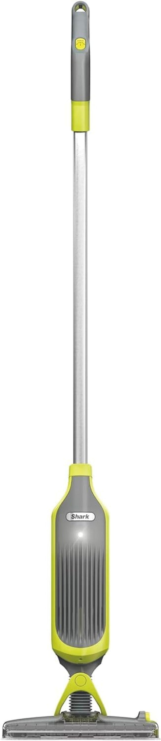SHARK VM200 VACMOP Cordless Multi Surface Hard Floor Tile Wood Lightweight Floor Cleaner Vacuum Mop with (2) Disposable Pad, (1) Cleaning Solution Included, Light Gray/Green (Renewed)