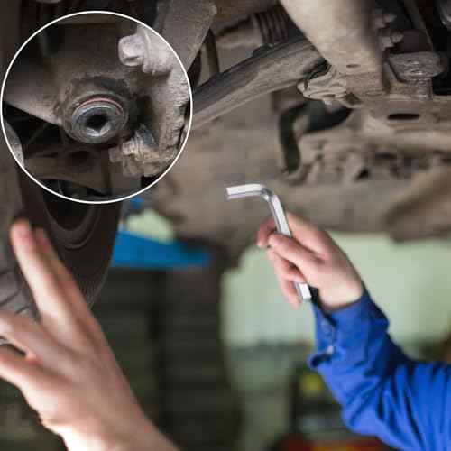 5pcs L Shaped Square Head Wrench, 3/4/5/6/7 mm Square Head Allen Wrench, Chromium Vanadium Steel Square Key Screwdriver Set for Pocket Hole Screws