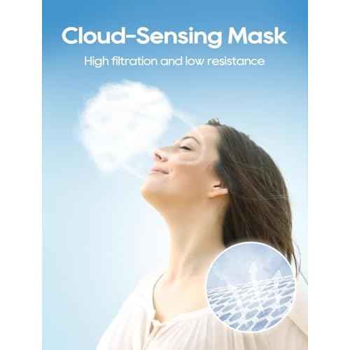 Funight KN95 Face Masks 50 Pack for Adults, Breathable and Comfortable KN95 Mask with Elastic Ear Loop, Filter Efficiency¡Ã95%, Black