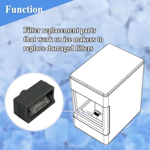 2 Pack OPAL Ice Maker Filter Replacement Parts fits OPAL01GENSS/KT — 2.0 models