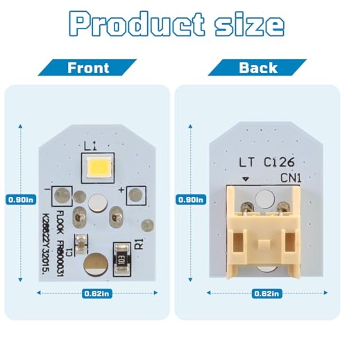 WR55X11132/WR55X25754 LED Light for GE Refrigerators – 5PCS Upgrade Kit