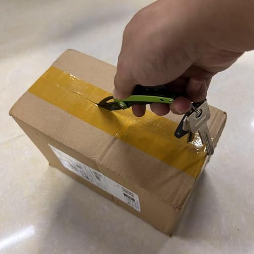 ALBATROSS Ultra-Compact Pocket Folding Knife - 3.4" Closed EDC Knife for Packages & Daily Tasks - Sleek Green Design with Bottle Opener, Lightweight 1.4 oz, AS-19205(Green)