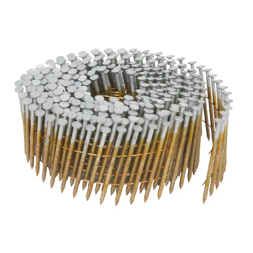 Metabo HPT 13363HPT Coil Siding Nails 1-3/4" x .092 15° Ring Shank Hot Dipped Galvanized Steel - 3,600 Count