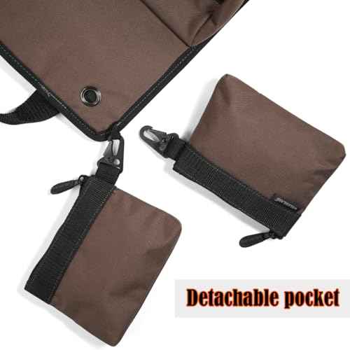 WELKINLAND 3In1-Pack Tool Roll, 6-Pocket Roll-Up Tool Organizer