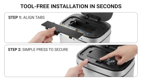 4-Pack Battery Cover for Ninestars WM-50-13 Automatic Trash Can – KDYVBS