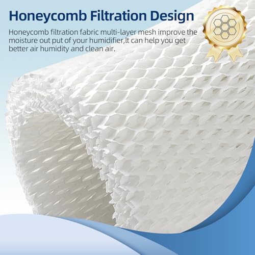 DerBlue 6 Pack Humidifier Replacement Filter for Canopy Bedside & Nursery Humidifiers – Wood Pulp