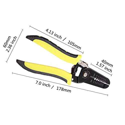 szhdxsy 10-22 AWG Wire Stripper, Wire Cutter, Stripper, Wire Stripping Tool and Multifunctional Hand Tool£¬