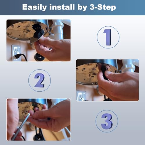 Solopen EZ Connect Power Cord for InSinkErator Garbage Disposals - 4ft Replacement