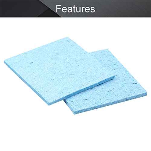 Fielect 20Pcs Soldering Sponge 60mmx60mmx11mm for Iron Tips, Soldering Iron Cleaning Sponge Solder Tip Clean Pads
