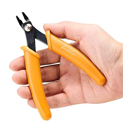 Beaditive Bead Crimping Plier for 2mm & 3mm Beads and Tubes | 5-Inch (Honeycomb)