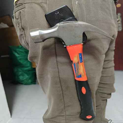 Magnetic Tool Holder Super Strong Tool Holster,Magnet Belt ClipAnti-Slip Strong Magnetic Clips Tool Belt Accessories for Hammer Nail Screwdrivers Adjustable Wrench Heavy Tools Hardware(1)