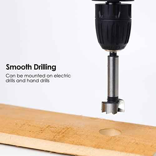 1-7/8 Inch Forstner Bit - Forstner Drill Bit 1-7/8" for Wood by Round Shank