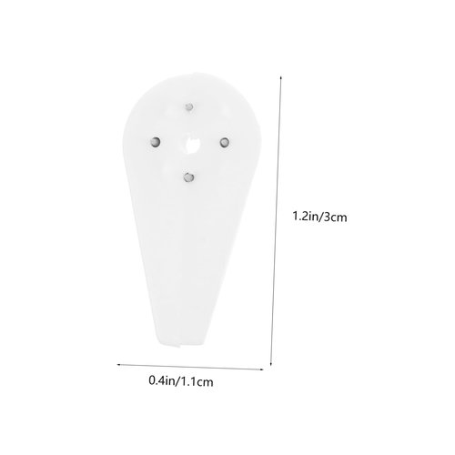 POPETPOP 40pcs Invisible Nail Hangers for Picture Frames Non-Traceless Wall Hooks for Home Decor Plastic Photo Frame Hangers Easy Installation No Damage to Walls