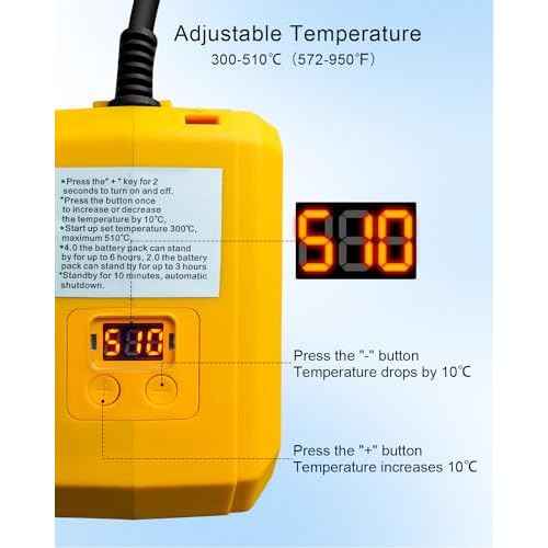 Soldering Iron Station Compatible with Dewalt 20V/18V DCB203 DCB204 DCB205 DCB206 Battery, Portable Cordless Soldering Iron Station Tool for DIY Appliance Repair Wire Welding (Battery NOT Included)