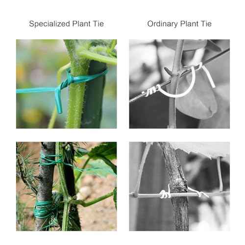 2 Pack 492FT Garden Twist Tie with Built-in Cutter, Rustproof Green Coated Plant Ties for Gardening, Flexible Reusable Tomatoes Ties Support for Indoor Outdoor Home and Office Use