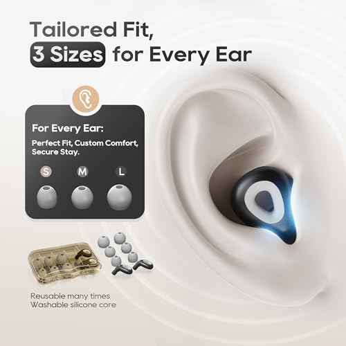 Ear Plugs for Sleeping Noise Cancelling,Soft Silicone Reusable Ear Plugs for Noise Reduction(24dB),High-Fidelity Hearing Protection,Customizable Fit for Sleep,Deep Focus,Concerts & Travel