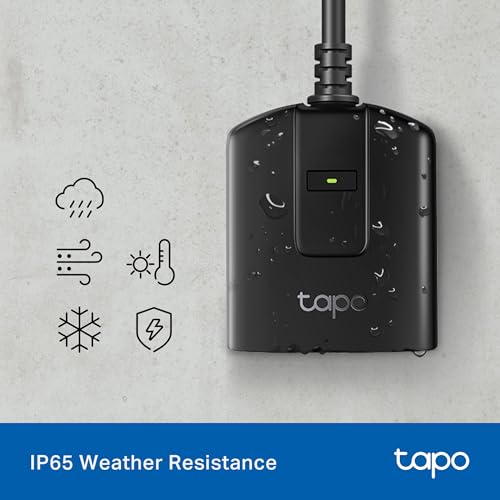 Tapo Outdoor Smart Dimmer Plug for Lights - 1-Socket, Matter, P430M