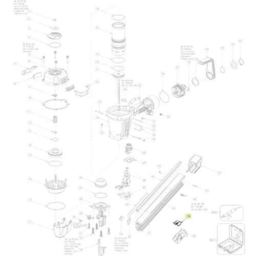 DWMC150 MCN150 Nailer Pusher Spring 174095 Compatible with DeWalt DWMC150 Bostitch MCN150 Replacement Parts (5 Packs)