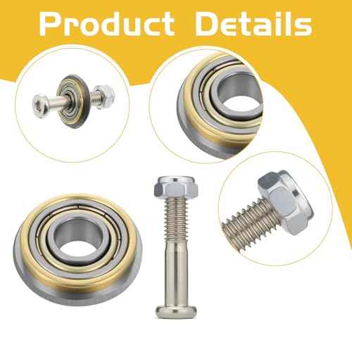 2 Pack Tile Cutting Wheels Tungsten Carbide Bearing Ceramic 22¡¿6¡¿6mm Cutting Blade Replacement with Bolt Lock Nut Ball Bearings Glass Cutter Wheel Replacement for Manual Machine