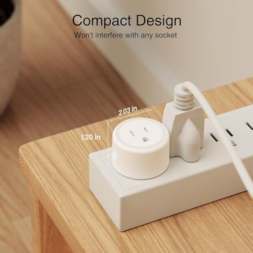 GHome Smart WiFi Plug with Alexa & Google Home, 4-Pack