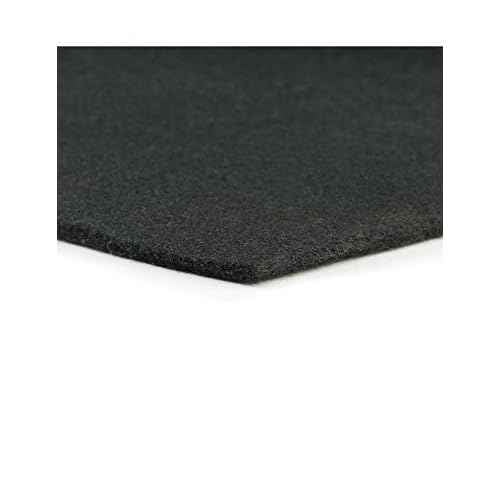 HIGH Temp Felt Plumbers PAD: Black, 12" X 12" X 1/8" Thick