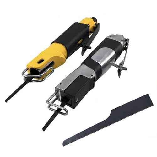 10Pcs Reciprocating Saw Blade, 32 Teeth Air Saw Hacksaw Pneumatic Saw Blade for 1.5-4mm Metal Sheet, Alloy Steel Saw Blades for Wood, Foam PVC Pipe Cutting