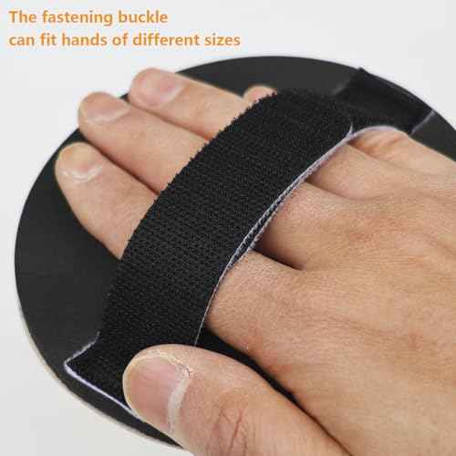 5" Hook and Loop Pad for Hook & Loop Grip Abrasive Discs, Round Multi-Use Hand Sanding Pad, Hand Sanding Holder, Sandpaper Pads