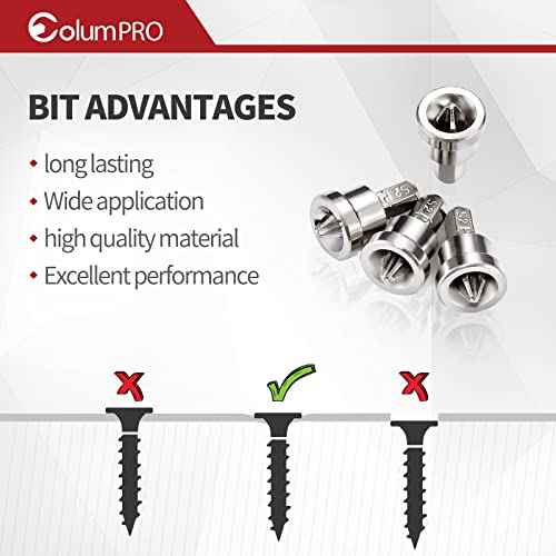 12PCS Magnetic Positioning Drywall Screw Bits Setter PH2 Bits,Plasterboard Screw Hex Shank Positioning Bit Batch Head,10PCS 50mm Drywall Screw Bits,2PCS Magnetic Extension Bit Holder